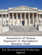 Assessment Of Human Exposures To Atmospheric Benzene edito da Bibliogov