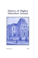 History Of Higher Education Annual: 1986 edito da Transaction Publishers