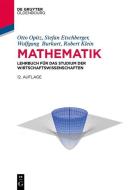 Mathematik di Otto Opitz, Stefan Etschberger, Wolfgang R. Burkart, Robert Klein edito da de Gruyter Oldenbourg
