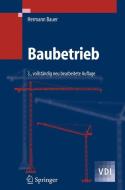 Baubetrieb di Hermann Bauer edito da Springer Berlin Heidelberg