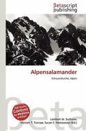 Alpensalamander edito da Betascript Publishing