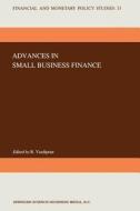 Advances in Small Business Finance edito da Springer Netherlands