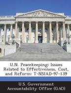 U.n. Peacekeeping edito da Bibliogov