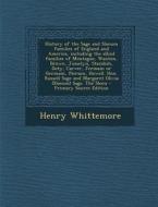 History of the Sage and Slocum Families of England and America, Including the Allied Families of Montague, Wanton, Brown, Josselyn, Standish, Doty, Ca di Henry Whittemore edito da Nabu Press