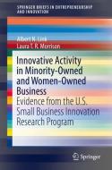 Innovative Activity in Minority-Owned and Women-Owned Business di Albert N. Link, Laura T. R. Morrison edito da Springer International Publishing