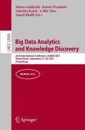 Big Data Analytics and Knowledge Discovery edito da Springer International Publishing