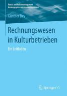 Rechnungswesen in Kulturbetrieben di Günther Dey edito da Springer Fachmedien Wiesbaden