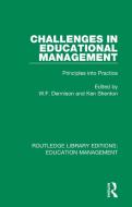 Challenges In Educational Management edito da Taylor & Francis Ltd