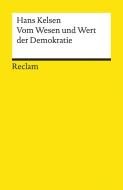 Vom Wesen und Wert der Demokratie di Hans Kelsen edito da Reclam Philipp Jun.