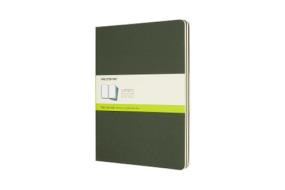 Moleskine Myrtle Green Extra Large Plain Cahier Journal (set Of 3) edito da Moleskine