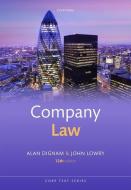 Company Law di Alan Dignam, John Lowry edito da Oxford University Press