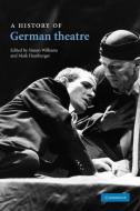 A History of German Theatre di Hamburger edito da Cambridge University Press