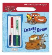License to Draw [With Erasable Cloth and Markers] edito da Random House Disney