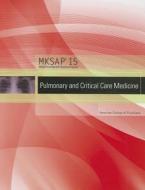 Mksap 15: Pulmonary and Critical Care Medicine di Acp edito da American College of Physicians