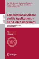 Computational Science and Its Applications ¿ ICCSA 2022 Workshops edito da Springer International Publishing