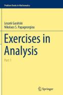 Exercises in Analysis di Leszek Gasinksi, Nikolaos S. Papageorgiou edito da Springer International Publishing