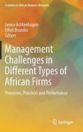 Management Challenges in Different Types of African Firms edito da Springer Singapore
