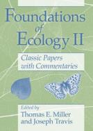 Foundations Of Ecology II edito da The University Of Chicago Press