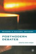 Postmodern Debates di Simon Malpas edito da Macmillan Education UK