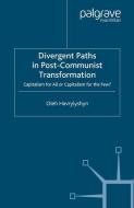 Divergent Paths in Post-Communist Transformation di O. Havrylyshyn edito da Palgrave Macmillan UK