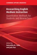Researching English Medium Instruction edito da Cambridge University Press