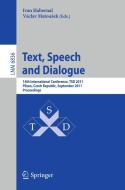 Text, Speech and Dialogue edito da Springer-Verlag GmbH