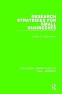 Research Strategies For Small Businesses di Don E. Gudmundson edito da Taylor & Francis Ltd