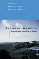 Natural Assets: Democratizing Ownership of Nature di Robert Leon Cooper, James K. Blyce, Barry G. Shelley edito da ISLAND PR