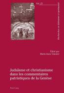 Judaïsme et christianisme dans les commentaires patristiques de la Genèse edito da Lang, Peter