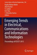 Emerging Trends in Electrical, Communications and Information Technologies edito da Springer-Verlag GmbH