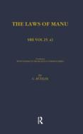 The Laws Of Manu di F. Max Muller, George Buhler edito da Taylor & Francis Ltd