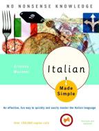 Italian Made Simple: Revised and Updated di Cristina Mazzoni edito da BROADWAY BOOKS