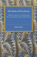 Book of Revelation di John Oman edito da Cambridge University Press