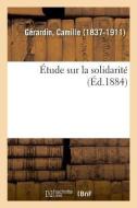 tude Sur La Solidarit di Gerardin-C edito da Hachette Livre - BNF
