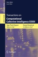 Transactions on Computational Collective Intelligence XXXIII edito da Springer Berlin Heidelberg