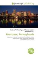 Montrose, Pennsylvania edito da Vdm Publishing House