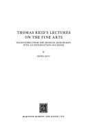 Thomas Reid's Lectures on the Fine Arts di Thomas Reid edito da Springer Netherlands