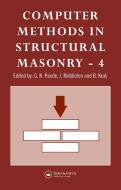 Computer Methods in Structural Masonry - 4 di G. Pande, J. Middleton, B. Kralj edito da Taylor & Francis Ltd