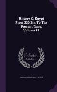 History Of Egypt From 330 B.c. To The Present Time, Volume 12 di Angelo Solomon Rappoport edito da Palala Press