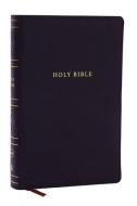NKJV Personal Size Large Print Bible With 43,000 Cross References, Black Leathersoft, Red Letter, Comfort Print (Thumb Indexed) di Thomas Nelson edito da Thomas Nelson Publishers