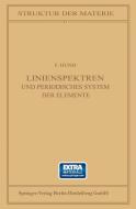 Linienspektren di F. Hund edito da Springer Berlin Heidelberg