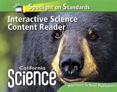 Harcourt School Publishers Science: Ntl/CA Blw-LV Sci Cntnt Rdr Coll K Sci di HSP edito da Harcourt School Publishers