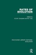 Rates Of Evolution edito da Taylor & Francis Ltd