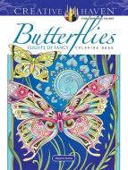 Creative Haven Butterflies Flights of Fancy Coloring Book di Marjorie Sarnat edito da DOVER PUBN INC