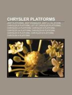 Chrysler Platforms: Chrysler K Platform, di Books Llc edito da Books LLC, Wiki Series