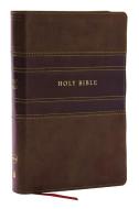 NKJV Personal Size Large Print Bible With 43,000 Cross References, Brown Leathersoft, Red Letter, Comfort Print di Thomas Nelson edito da Thomas Nelson Publishers