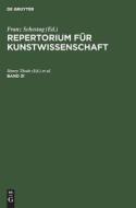 Repertorium für Kunstwissenschaft. Band 31 edito da De Gruyter