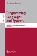 Programming Languages and Systems edito da Springer International Publishing