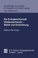 Die Energiewirtschaft Ostdeutschlands - Stand und Entwicklung di Matthias Kulinna, Klaus Lindner, Dieter Merten, Matthias Reichmuth edito da Vieweg+Teubner Verlag