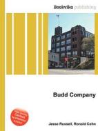 Budd Company di Jesse Russell, Ronald Cohn edito da Book On Demand Ltd.